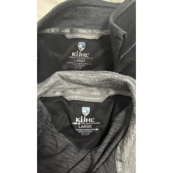 LOT OF 2 LARGE KUHL RYZER 1/4 ZIP - Picture 4 of 5